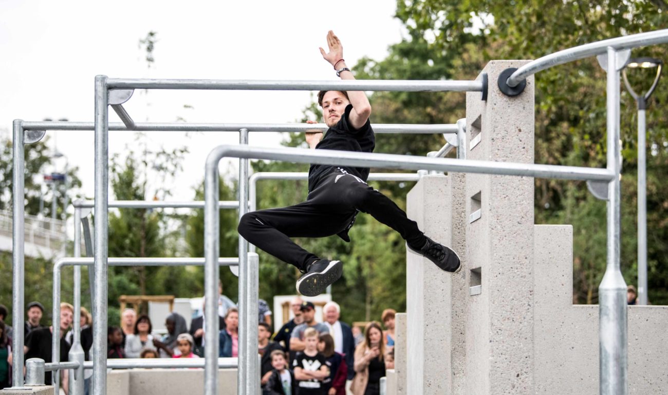 Parkour ist eine Trendsportart, die keine Grenzen kennt. (Foto: Lukas Schulze)