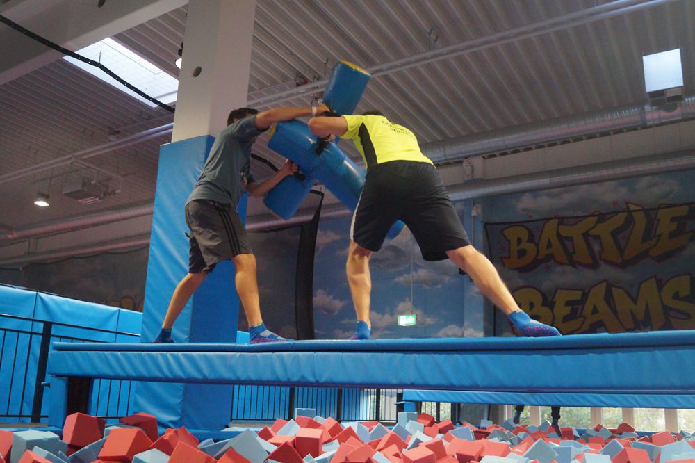 Kräftemessen bei den Battle Beams (Foto: Justus B.) Kräftemessen bei den Battle Beams (Foto: Justus B.)