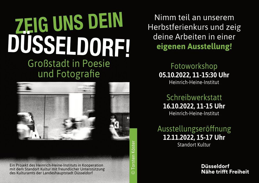 Ausstellung "Zeig uns dein Düsseldorf!" im Standort Kultur HHI