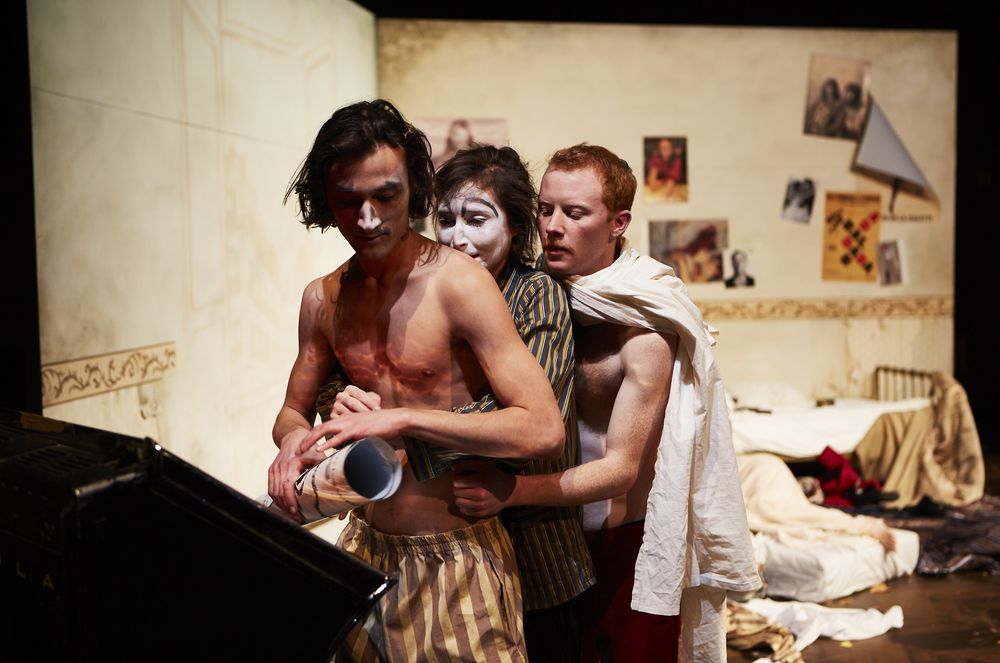 Auf dem Bild: Jakob D'Aprile, Lou Zöllkau, Loris Kubeng – Foto: Tommy Hetzel