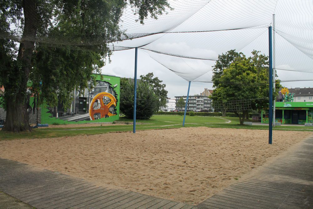Der Stadtwerkepark besitzt verschiedene Möglichkeiten, um auch sportlich aktiv zu werden.