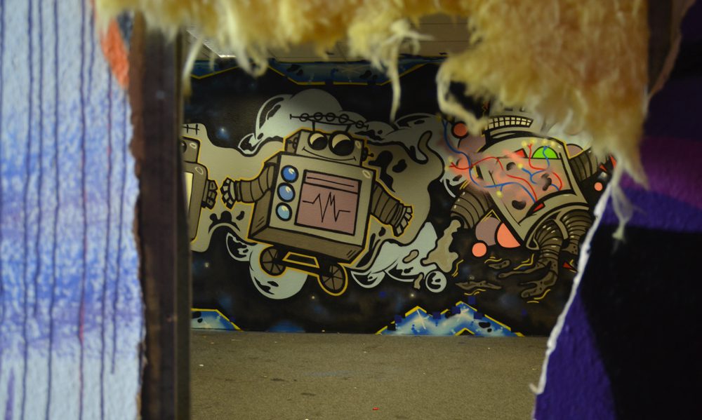 Ein Blick über die Urban-Art-Kunstwerke Ein Blick über die Urban-Art-Kunstwerke