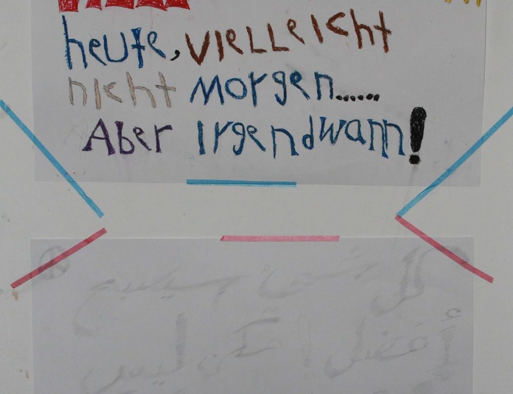 Im Eingangsbereich hängt auch das Motto der Jungs, natürlich auch nicht nur auf Deutsch. Foto: Jonathan Im Eingangsbereich hängt auch das Motto der Jungs, natürlich auch nicht nur auf Deutsch. Foto: Jonathan