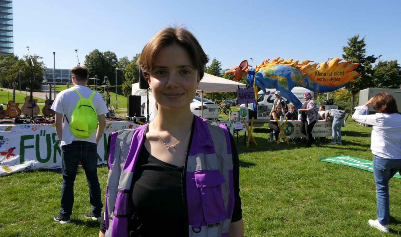 Charlotte (17) engagiert sich für Fridays for Future. (Foto: youpod) Charlotte (17) engagiert sich für Fridays for Future. (Foto: youpod)