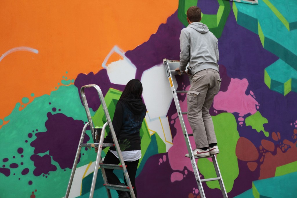 Auch für Jugendliche gibt es vom 21. bis 30. August viele Angebote und Workshops.  40Grad UrbanArt-Festival (Archiv: 2013) Auch für Jugendliche gibt es vom 21. bis 30. August viele Angebote und Workshops. 40Grad UrbanArt-Festival (Archiv: 2013)