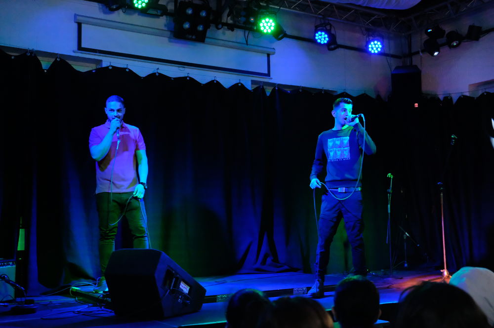 ... ein Rap-Duo ... (Foto: Christina Behrens) ... ein Rap-Duo ... (Foto: Christina Behrens)