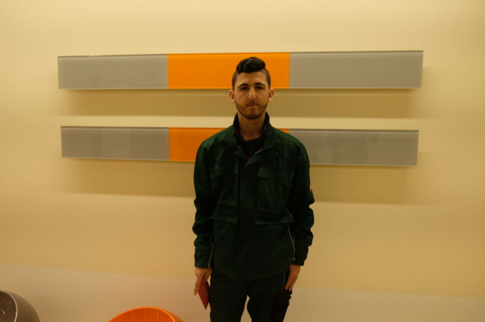 Marwan aus dem Irak, er macht eine Ausbildung als Gartenbauer. (Foto: youpod) Marwan aus dem Irak, er macht eine Ausbildung als Gartenbauer. (Foto: youpod)