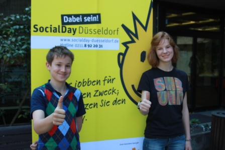 Über 2.200 Schüler jobben für den Social Day Jugendring Düsseldorf