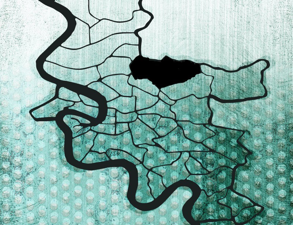 Düsseldorf-Rath Hier liegt Rath. Foto: zeTT