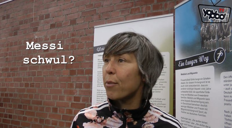 Tanja Walther-Ahrens stellt sich den Fragen der youpod-Redaktion. Screenshot, youpod