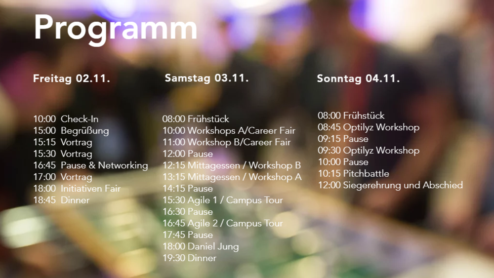 Programm 2018 Programm 2018
