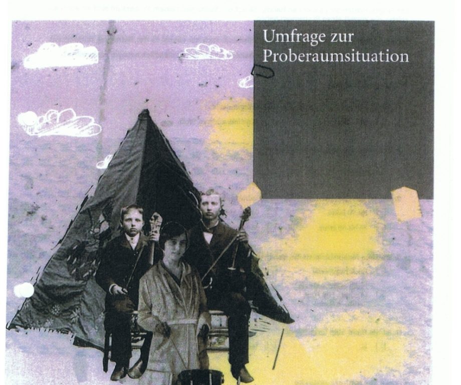 das offizielle Cover der Proberaumumfrage. Stadt Düsseldorf