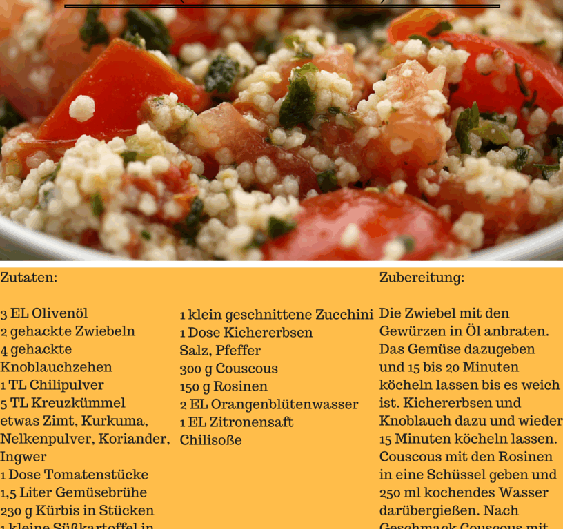 Multimedia-Projekt: Hauptschüler servieren Medien-Mahlzeit So lecker können Medien sein! Zu ihren Lieblingsrezepten haben die Schüler Plakate gestaltet - zum Beispiel: Couscous.