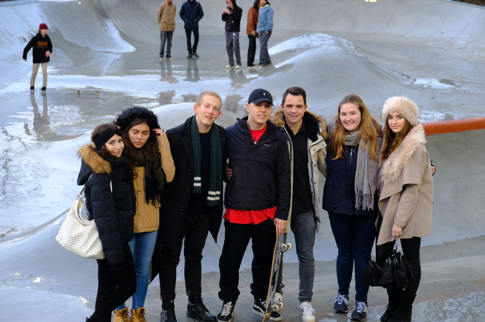 Die Mitlieder des Jugendrates: Sie (und ihre VorgängerInnen) haben immer wieder dafür gekämpft, dass das Projekt umgesetzt wird. (Foto: Christina Behrens)