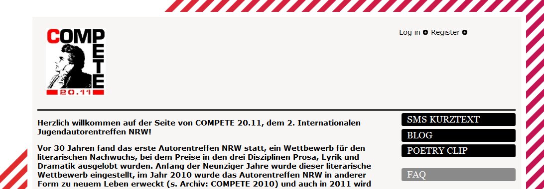 Screenshot www.compete2011.net