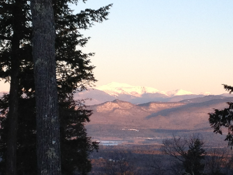 Dann begann die Fahrt durch die White Mountains. In der Ferne ist bereits der Mount Washington zu sehen. Oliver Ostendarp/Freies Christliches Gymnasium