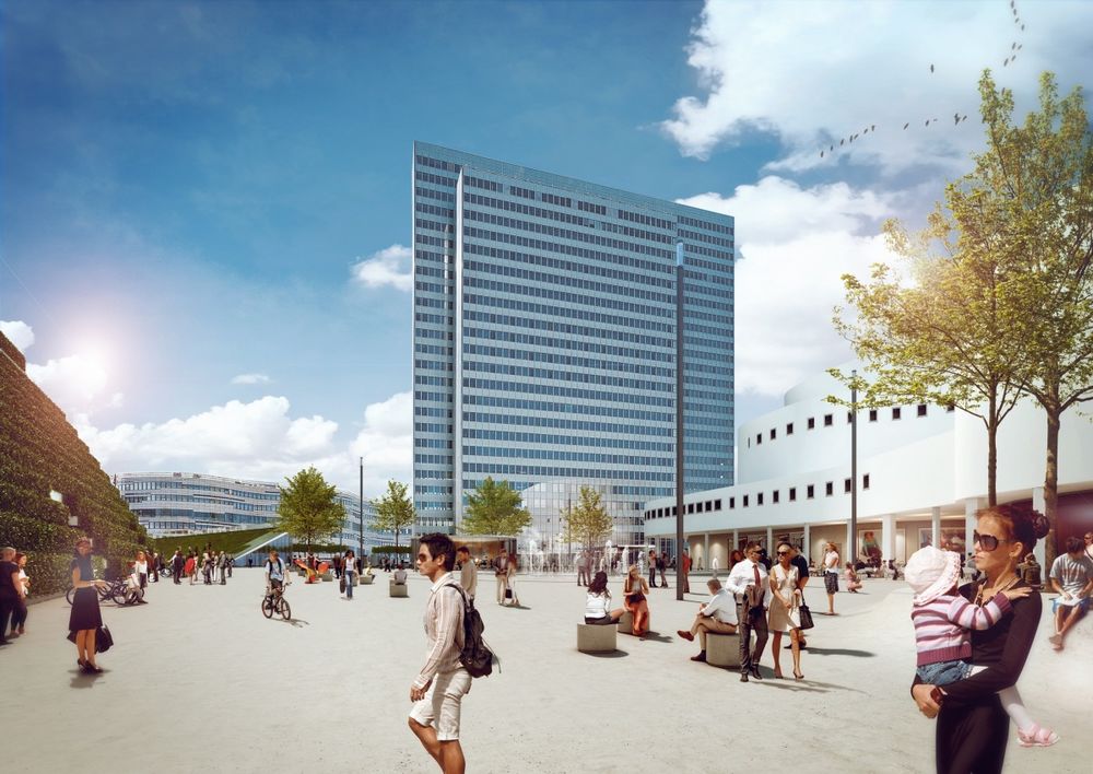 Auftakt für den dritten Bauabschnitts des Kö-Bogens © Grafik: FSWLA Landschaftsarchitektur GmbH