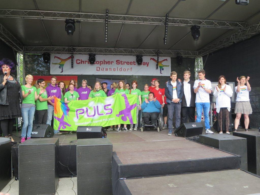 Zum Abschluss durften PULS, Jugendrat und DGB-Jugend sogar auf die Bühne. PULS