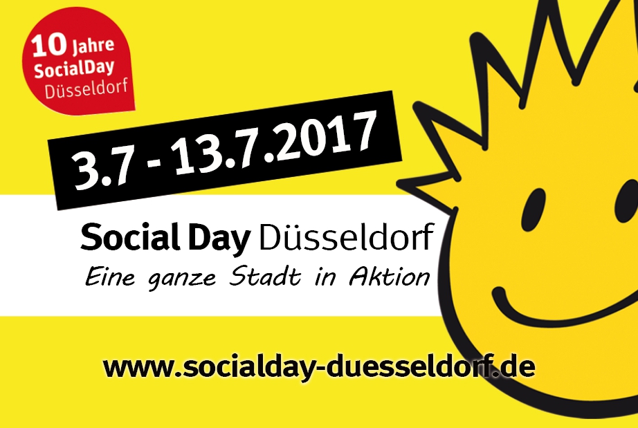 2.500 Schüler jobben und spenden beim 10. Social Day Bei dem diesjährigen Social Day jobben 2.500 Schüler für den guten Zweck. (Foto: Social Day)
