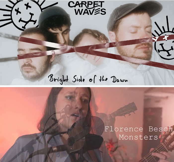 "Carpet Waves" und Florence Besch – Stadt coacht Band und Künstlerin Foto: "Carpet Waves" und Florence Besch, Collage: youpod