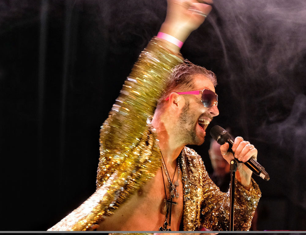 10. Ausgabe des asphalt Festivals in Düsseldorf "Schiller Balladen Rave" - Philipp Hochmair © Heike Blenk