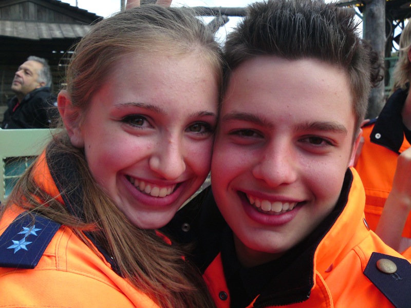 Spaß haben die Ehrenamtlichen bei ihrer Arbeit auf jeden Fall. Verkehrskadetten Düsseldorf