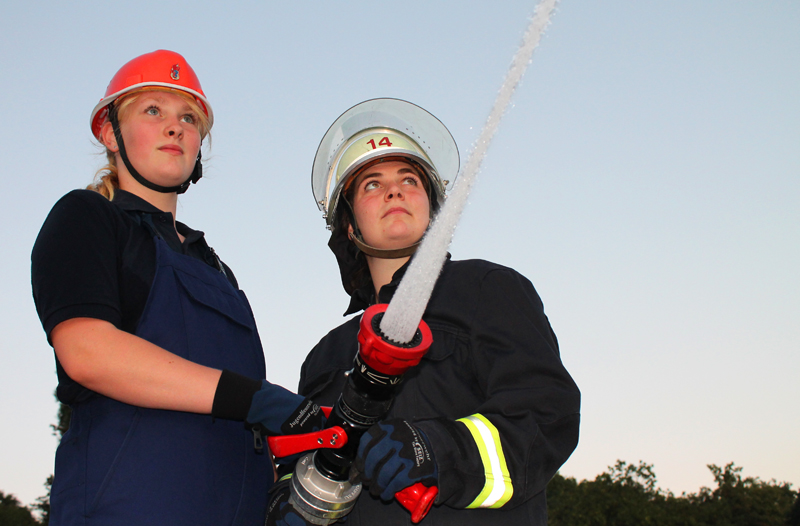 Mit Maria bei der Jugendfeuerwehr