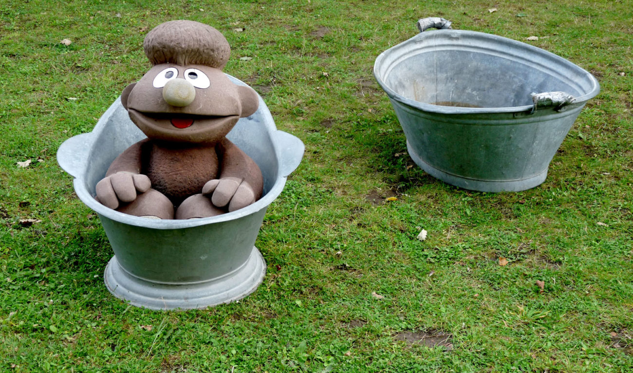 Ernie machts vor: In die Wanne und losgerudert! Dieter Schütz / pixelio.de