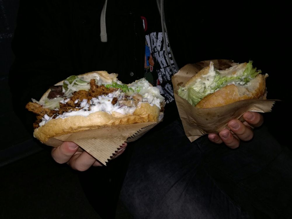 der vegane Döner war bei den Besuchern besonders beliebt. (Foto von Sofie Ambaum) der vegane Döner war bei den Besuchern besonders beliebt. (Foto von Sofie Ambaum)