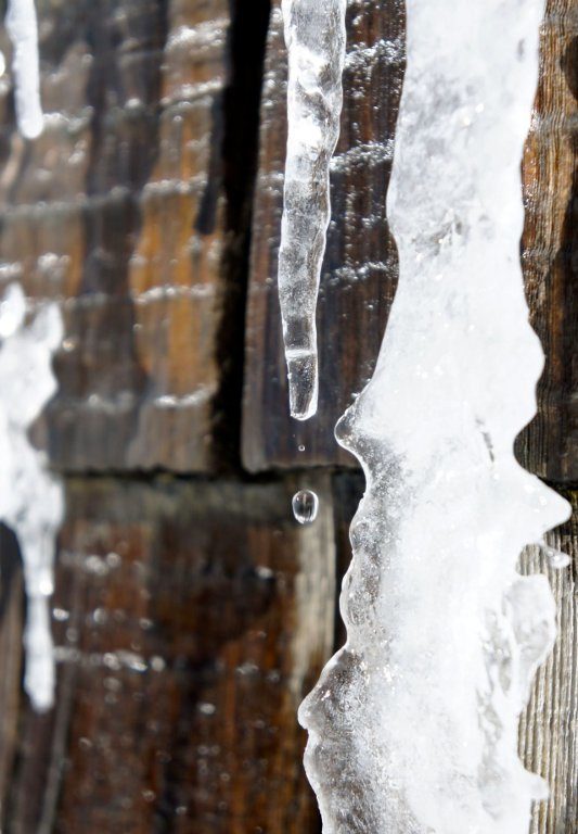 Einiges Rime-Ice schmilzt. Oliver Ostendarp/Freies Christliches Gymnasium