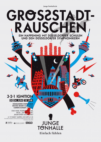 3-2-1 IGNITION diesmal unter dem Motto "Großstadtrauschen" Tonhalle Düsseldorf