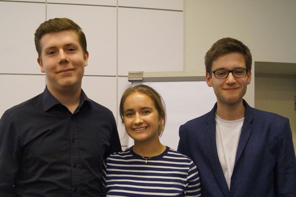 Jugendrat hat ein neues Sprecherteam Das neue Sprecherteam. (Foto:Sofie)