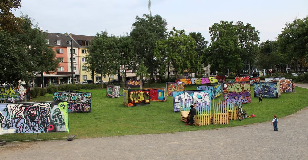 Zwei Wochen lang konnten Jugendliche sowie alle anderen Menschen die Lust hatten an dem Festival teilnehmen. (Foto: Jonathan) Zwei Wochen lang konnten Jugendliche sowie alle anderen Menschen die Lust hatten an dem Festival teilnehmen. (Foto: Jonathan)