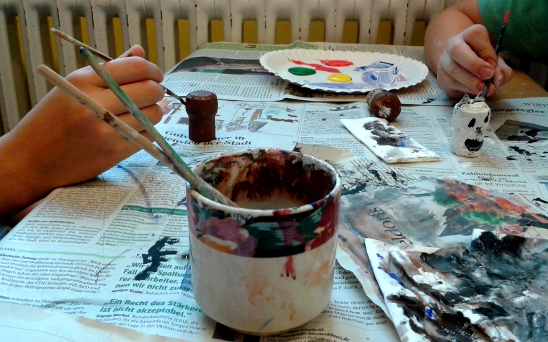 Bei jedem Projekt ging es bunt und kreativ zu. jt Bei jedem Projekt ging es bunt und kreativ zu. jt