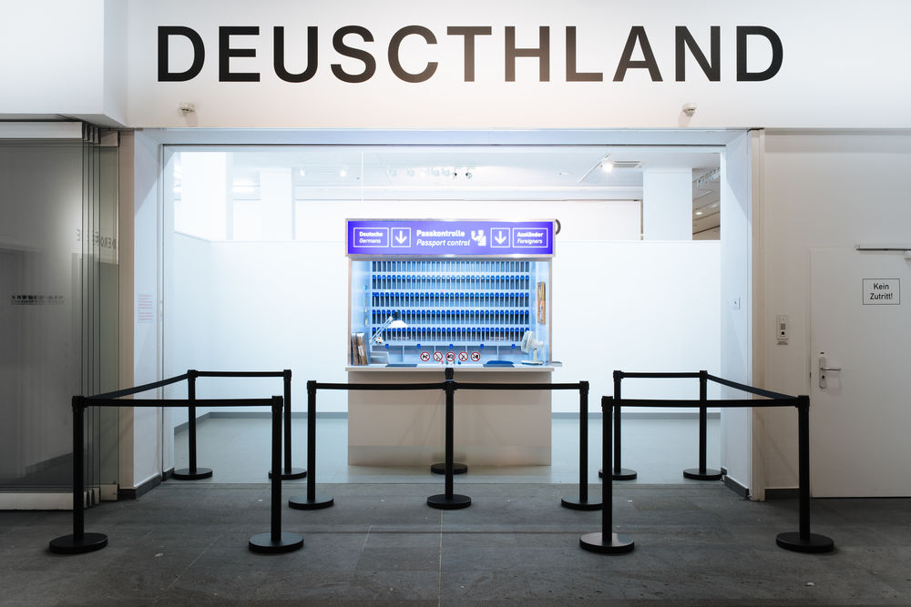 DEUSCTHLAND - Eine Ausstellung von Jahn Böhmermann und btf im NRW Forum - Großer Wirbel um ein laues Lüftchen Foto: B. Babic, NRW-Forum