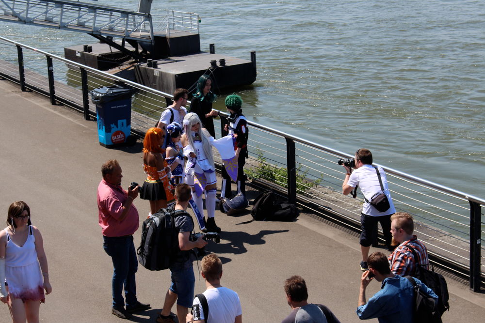 Wie viele Fotos werden am Japantag gemacht? Japantag 2018 Düsseldorf. Bild: Hannah Neumann