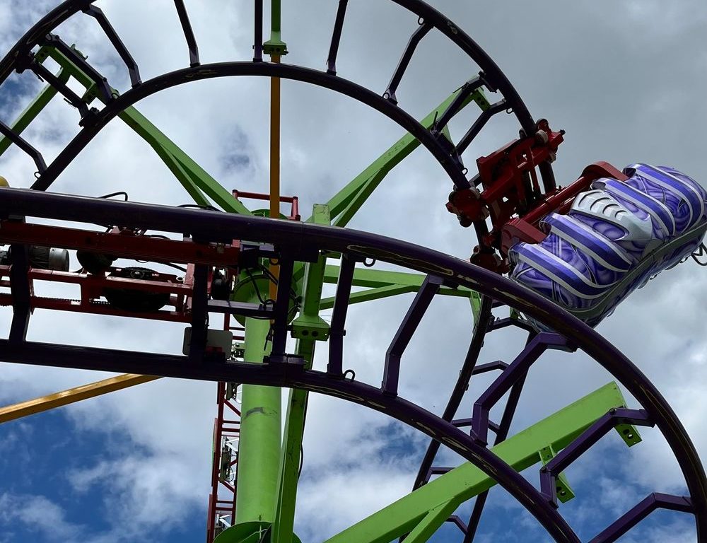 Eine Gondel des Euro Coasters bei freier Fahrt (Foto: youpod/Ari) Eine Gondel des Euro Coasters bei freier Fahrt (Foto: youpod/Ari)