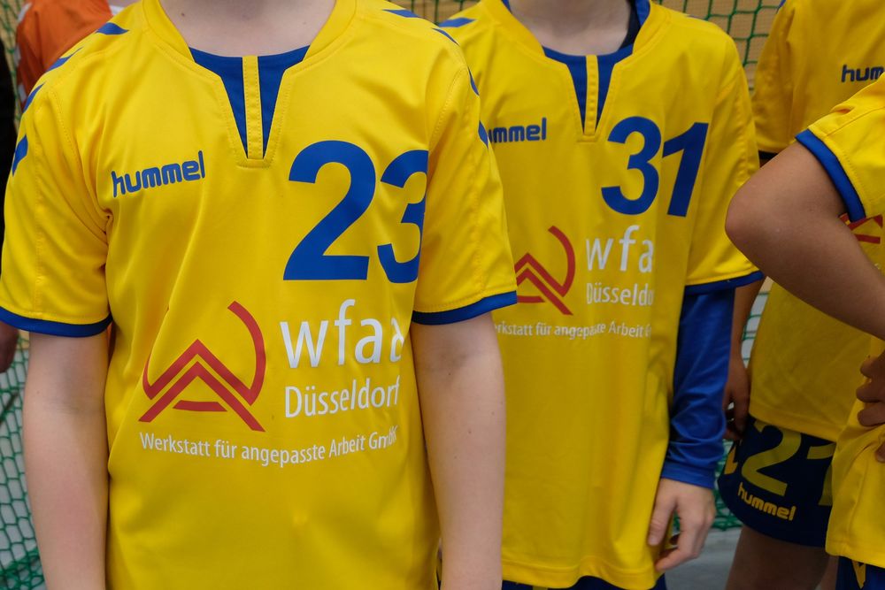 Sponsorenlogo der Wfaa auf den Trikots