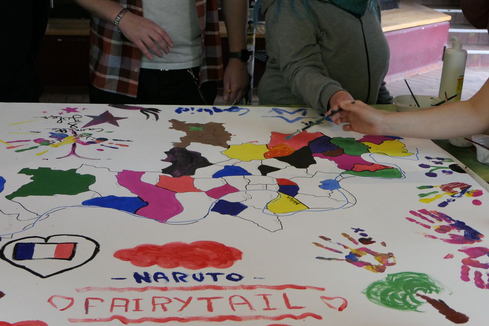 Jeder Stadtteil bekommt eine andere Farbe. Das gilt für Düsseldorf... (Foto: youpod / Vivian)