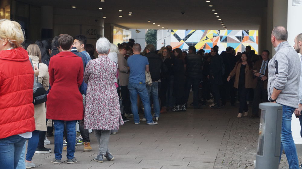 Eingangsbereich am K20 (Foto: Belal Hejazi)