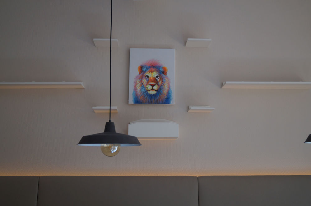 Im Katzencafé haben die Katzen jede Menge Klettermöglichkeiten. (Foto von Sofie Ambaum)