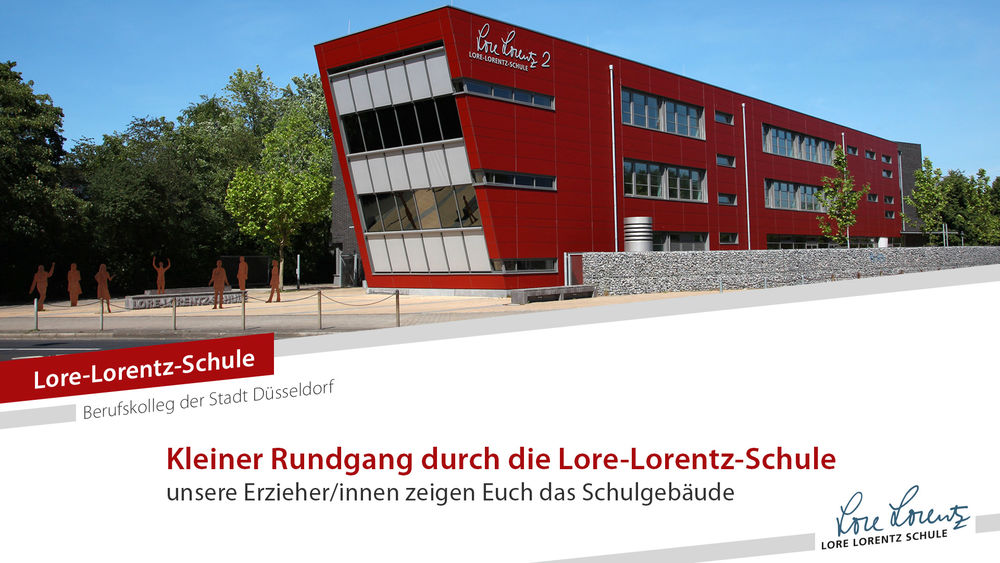 Ein Video nimmt interessierte Jugendliche mit auf einen Rundgang durch das Schulgebäude. (Bild: Screenshot Lore-Lorentz-Schule) Ein Video nimmt interessierte Jugendliche mit auf einen Rundgang durch das Schulgebäude. (Bild: Screenshot Lore-Lorentz-Schule)