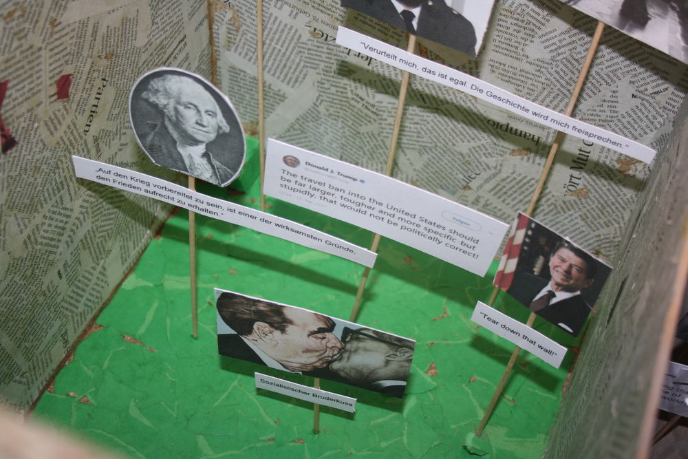 Linus will mit seiner Arbeit ein Zeichen gegen Stigmatisierung, Krieg und Rassismus setzen. (Foto von Sofie Ambaum)