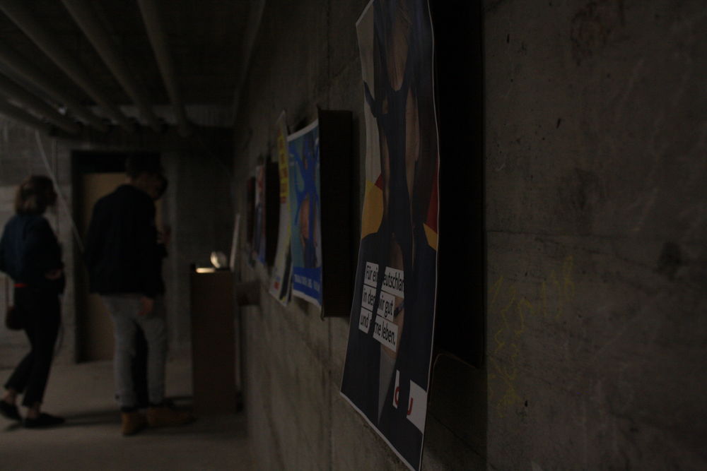 Ein politisches Werk bei Kunst im Keller.(Foto von Sofie Ambaum)