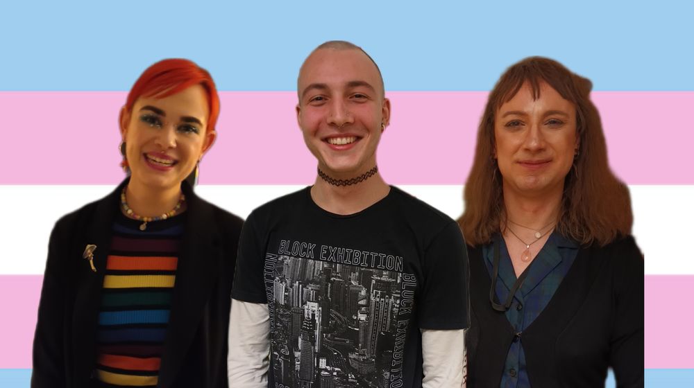 Trans* in den Medien – Das würdet ihr gerne sehen Bibi (they/them), May (they/them) und Chris (sie) haben uns erzählt, was sie in den Medien zum Thema Trans* vermissen. (Foto: Vivian)