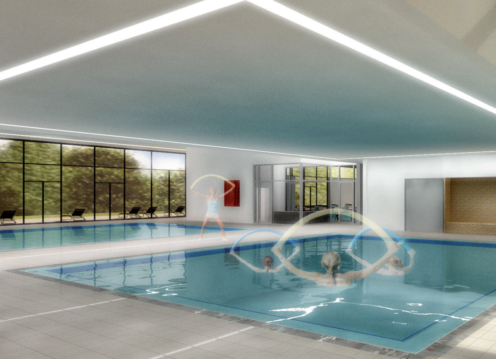 Ein Blick ins Innere: So soll das Bad drinnen aussehen. Quelle: Stadt Düsseldorf