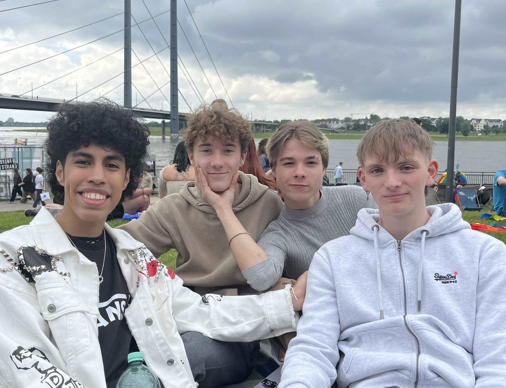 Bedor (17), Malte (17), Fabian (17) und Philip (18). (Foto: youpod / Ari) Bedor (17), Malte (17), Fabian (17) und Philip (18). (Foto: youpod / Ari)