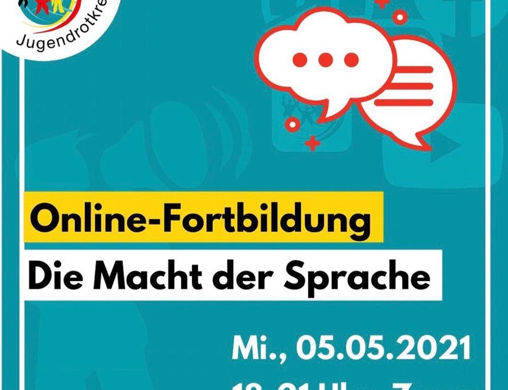 IMG_0598.jpeg - Die Macht der Sprache – Online Fortbildung vom JRK Wie Sprache unsere Wahrnehmung und Wirklichkeit beeinflusst, erfahrt ihr in der Online-Fortbildung vom Jugendrotkreuz. (Foto: Jugendrotkreuz Nordrhein)