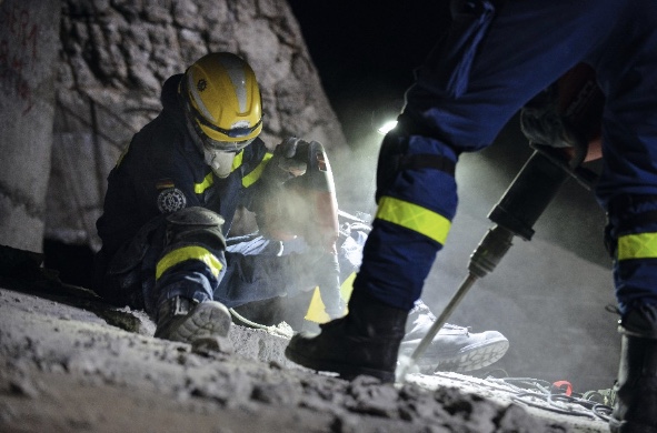 Das THW in Aktion (Quelle: THW)