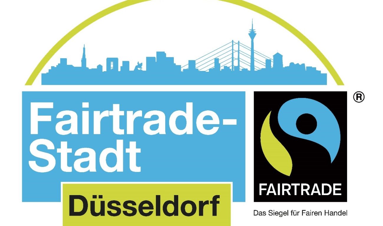 Dieses Logo trägt Düsseldorf als Fairtrade-Stadt. (Grafik: Landeshauptstadt Düsseldorf/Fairtrade) Dieses Logo trägt Düsseldorf als Fairtrade-Stadt. (Grafik: Landeshauptstadt Düsseldorf/Fairtrade)
